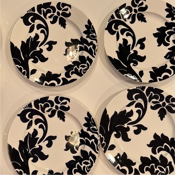 Set of 4 Martha Stewart vintage lisbon black - Picture 6 of 6